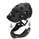 Kask rowerowy full-face Meteor Hydra S 51-55 cm czarny