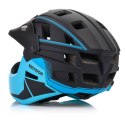 Kask rowerowy full-face Meteor Hydra S 51-55 cm czarny/niebieski