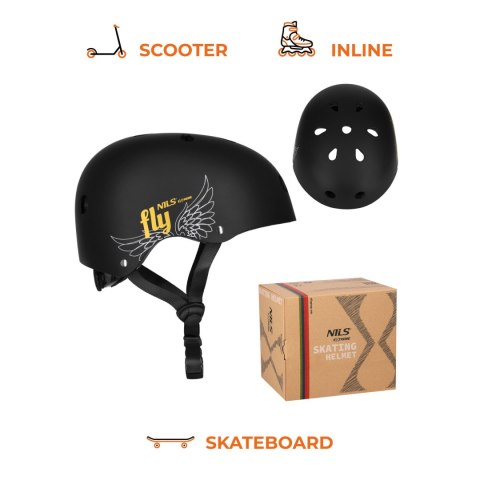 MTW001 FLY KASK ZŁOTY S(52-56CM) NILS EXTREME